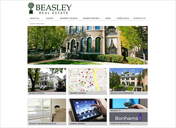 Beasley Real Estate Website Design