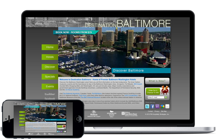 Destination Baltimore Website