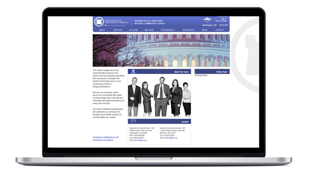 Chicago Title Insurance Company Website