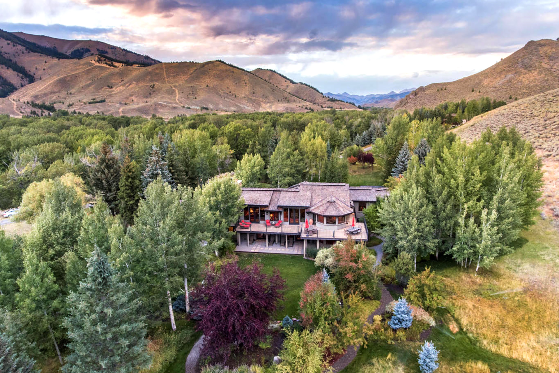 Aerial View - 309 Madison Ave, Ketchum ID
