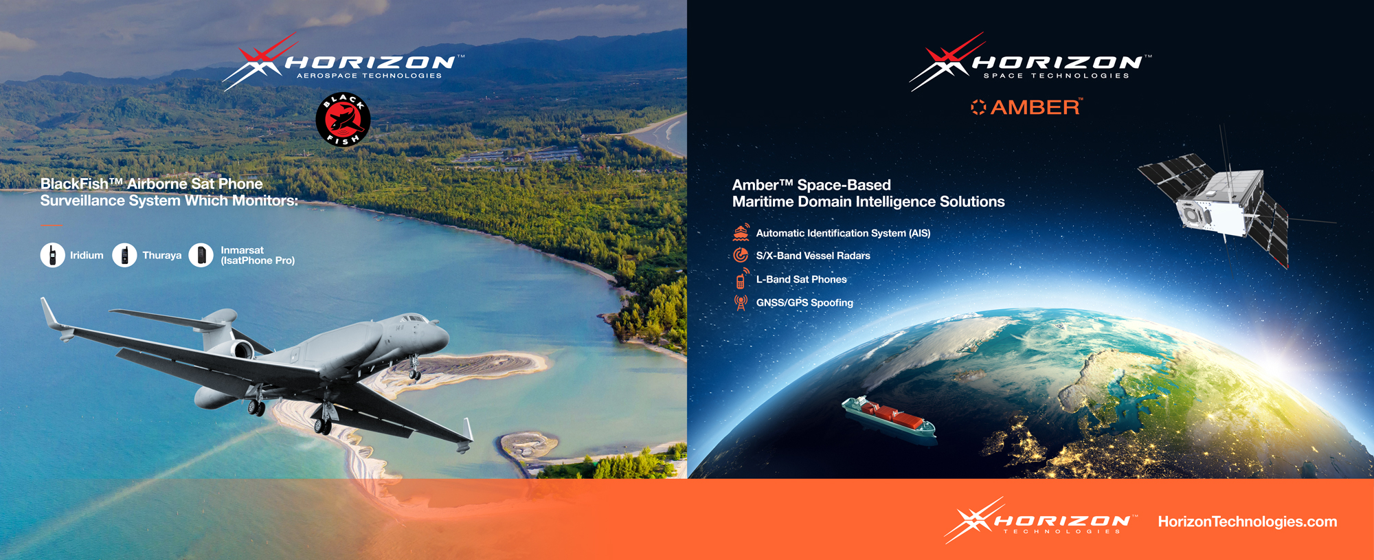 Horizon Technologies Exhibits New BlackFish™ Tri-Band SIGINT System and Amber™ Space-driven Maritime Intelligence Data Service At DSEI, 14-17 September 2021